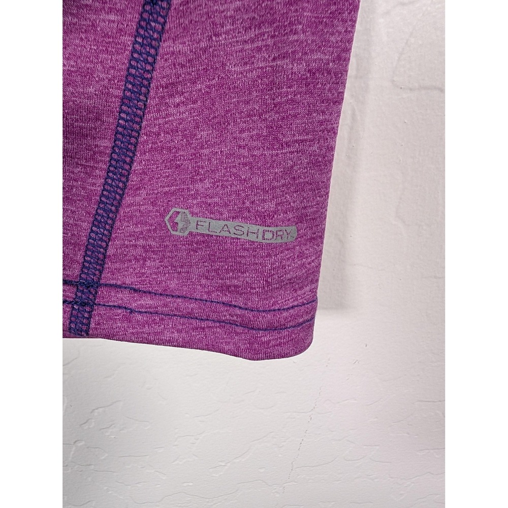 The North Face Shirt Womens Large‎ Purple FlashDry Short Sleeve Athletic Running - Picture 5 of 11